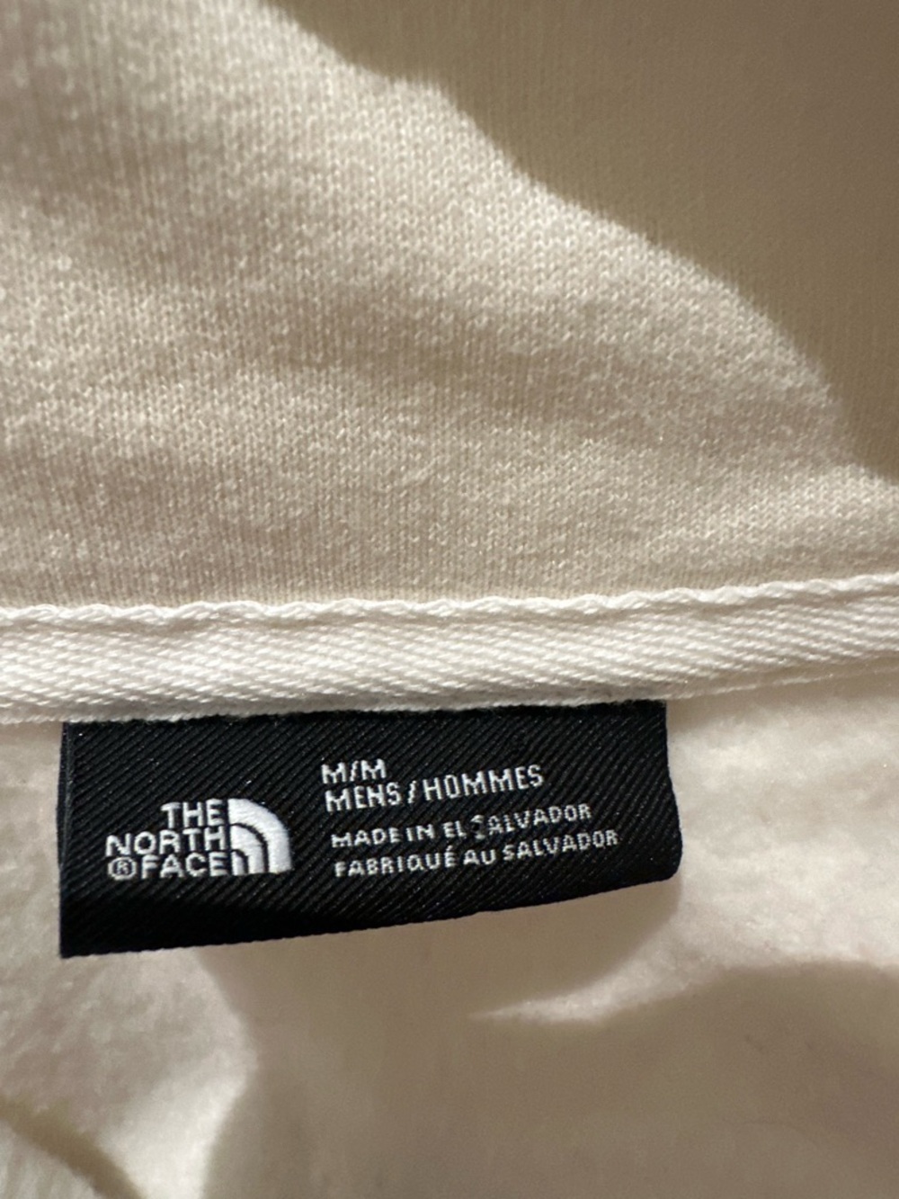 The North Face Men's AXYS ¼-Zip Fleece in White Dune Mens Size M - Picture 8 of 8